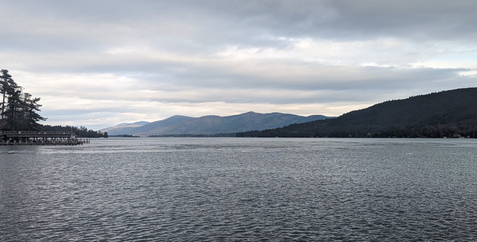 View of Lake George from the Courtyard by Marriott.