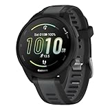 Garmin Forerunner 165, Running Smartwatch, Colorful AMOLED Display, Training Metrics and Recovery Insights, Black