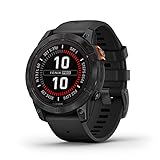 Garmin fēnix 7 Pro Solar, Multisport GPS Smartwatch, Built-in Flashlight, Solar Charging Capability, Black