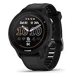 Garmin Forerunner® 955 Solar, GPS Running Smartwatch with Solar Charging Capabilities, Tailored to Triathletes, Long-Lasting Battery, Black - 010-02638-00