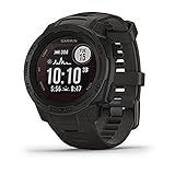 Garmin 010-02293-10 Instinct Solar, Rugged Outdoor Smartwatch with Solar Charging Capabilities, Built-in Sports Apps and Health Monitoring, Graphite