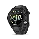 Garmin Forerunner 165, Running Smartwatch, Colorful AMOLED Display, Training Metrics and Recovery Insights, Black