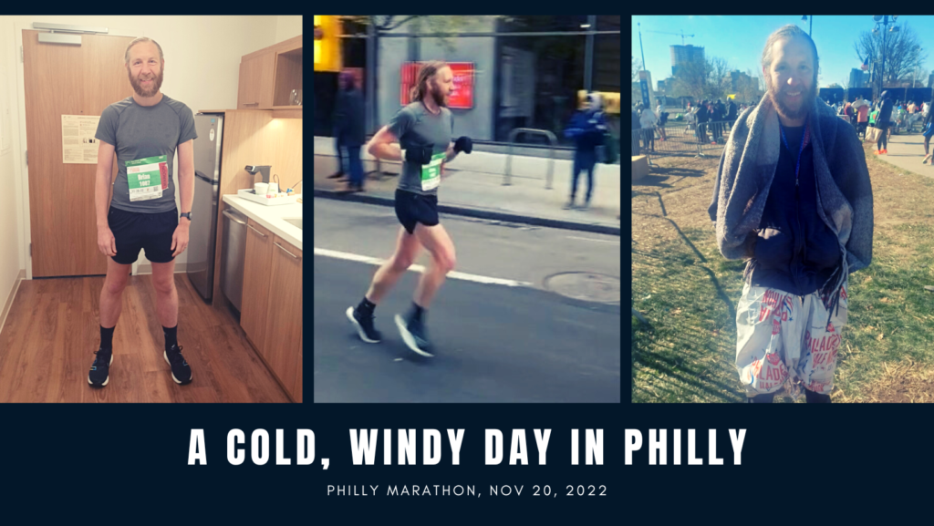 Race Report A Cold, Windy Morning at the Philly Marathon Running