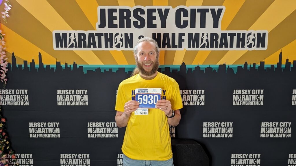 Me at the Jersey City Marathon expo.